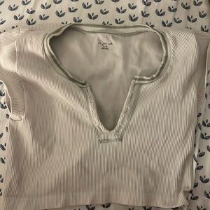 Out From Under Go For Gold Top from Urban Outfitters in the color Ivory.